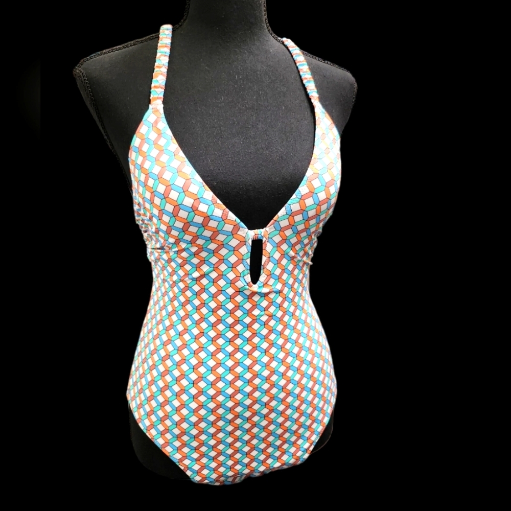 One-Piece Swimsuit by Shade & Shore (M) Extra Cheeky